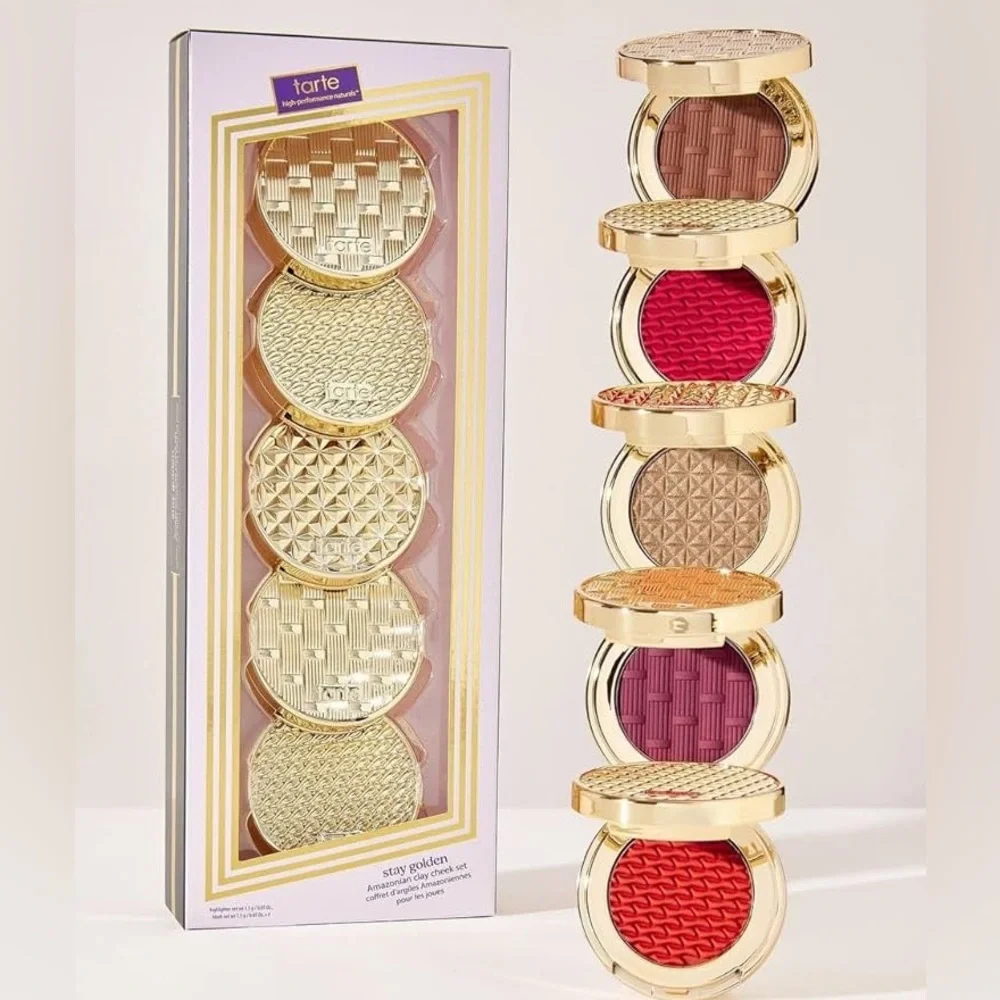Tarte ‘Stay Golden’ Amazonian Clay Cheek Set